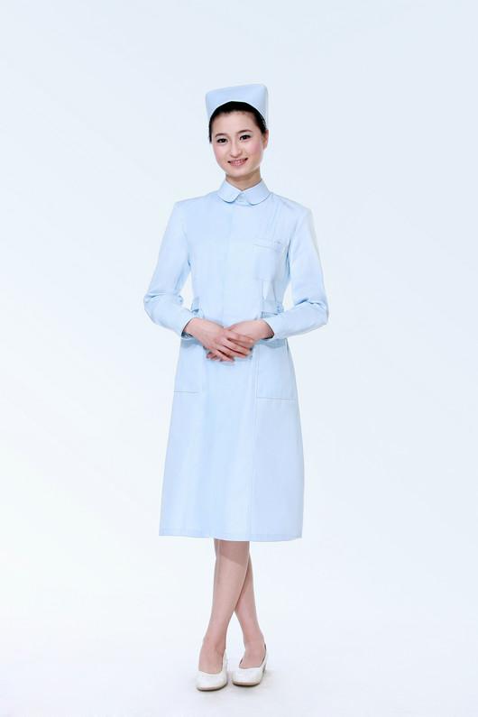 廠(chǎng)家定制醫護長(cháng)袖白大褂 醫院醫生工作服 藥店實(shí)驗室護士服